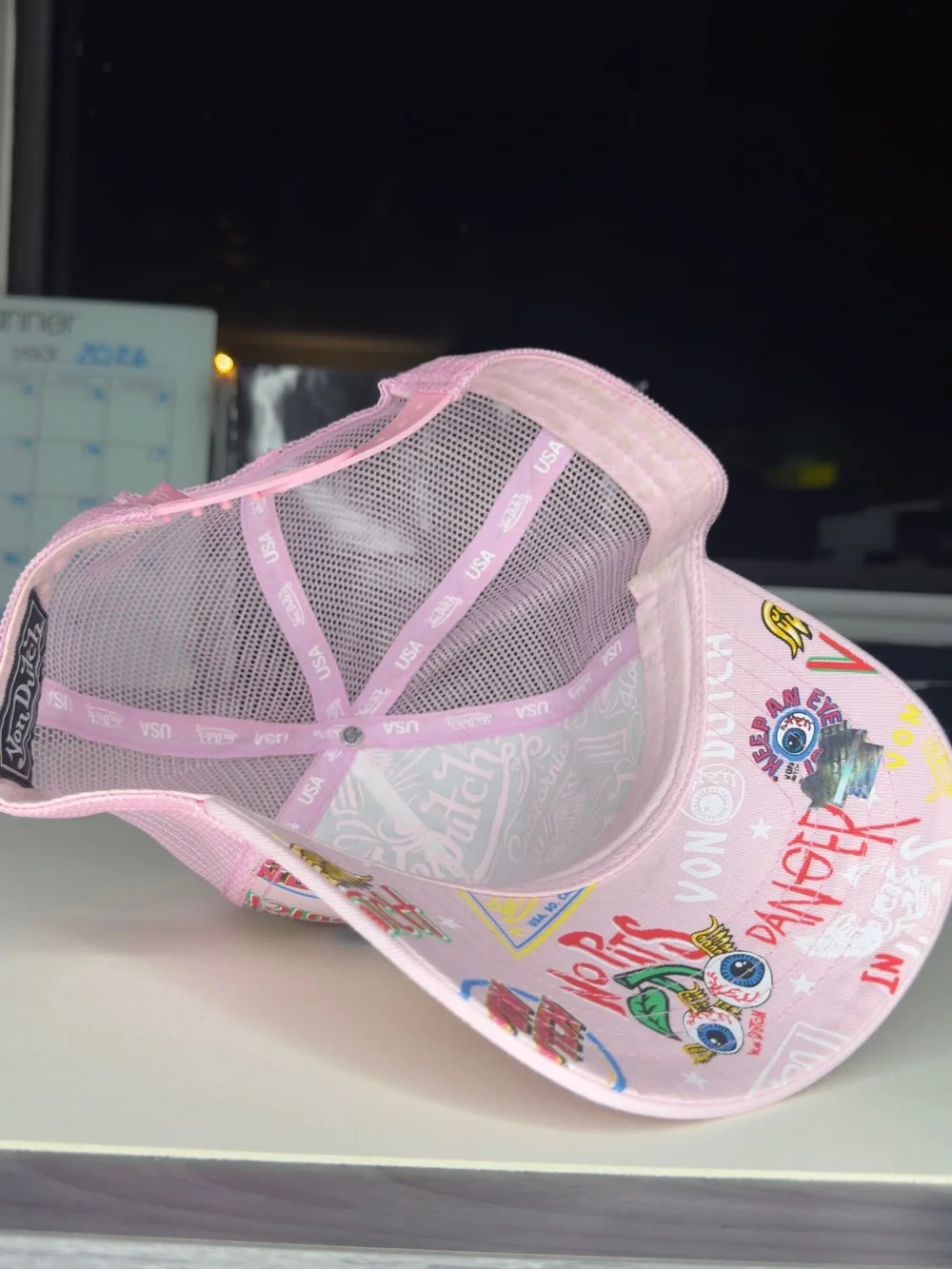 Von Dutch Pink trucker SnapBack